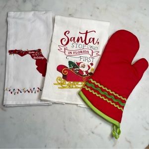Florida Christmas Tea Towels